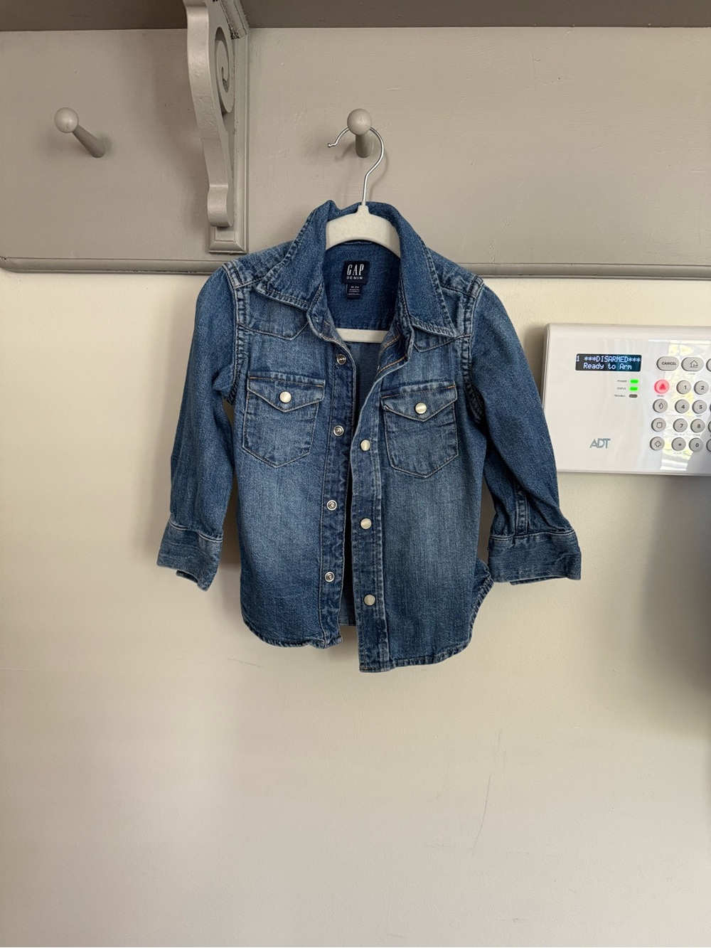 GAP Kids Medium Blue Denim Shirt Jacket